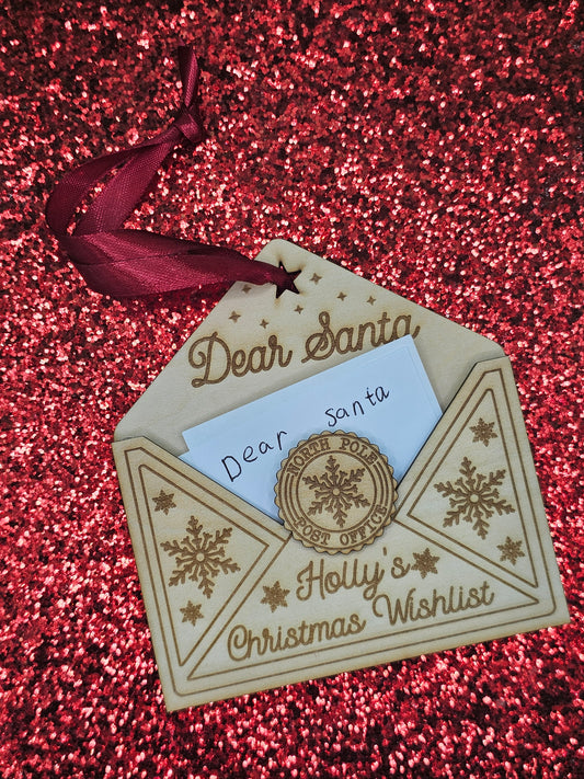 Santa Letter Ornament