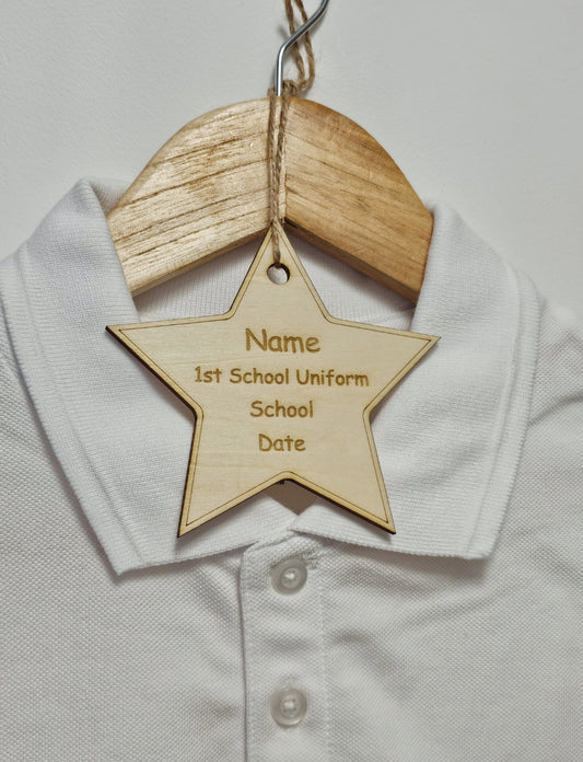 School Uniform Hanger Tag