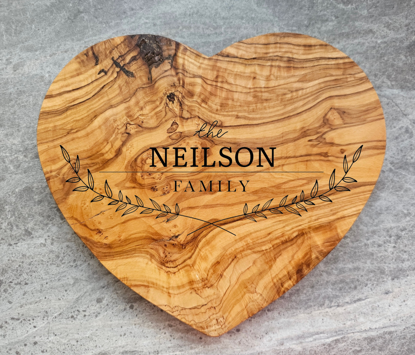 Personalised Olive Wood Boards