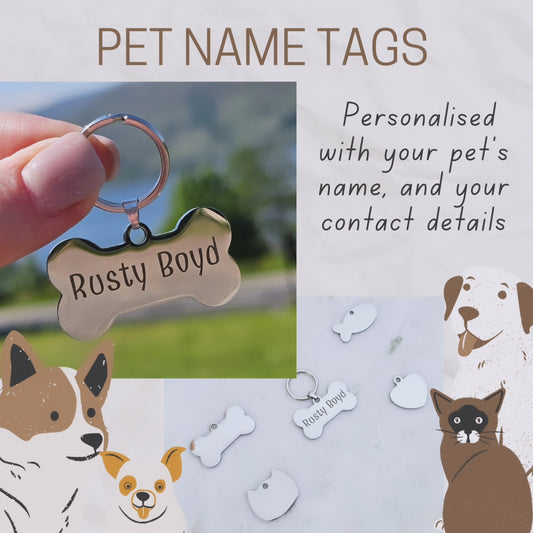 Pet Name Tags