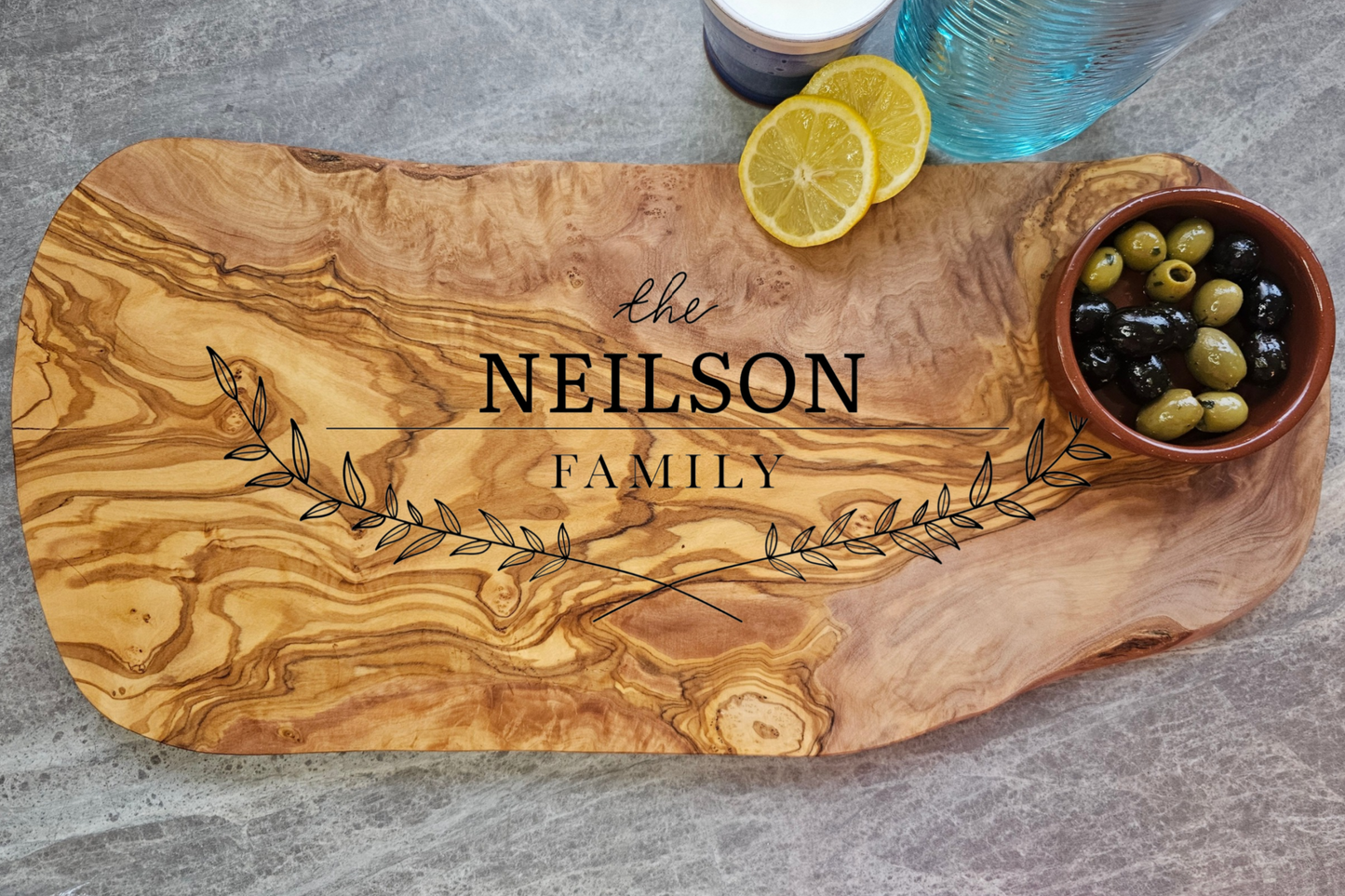 Personalised Olive Wood Boards