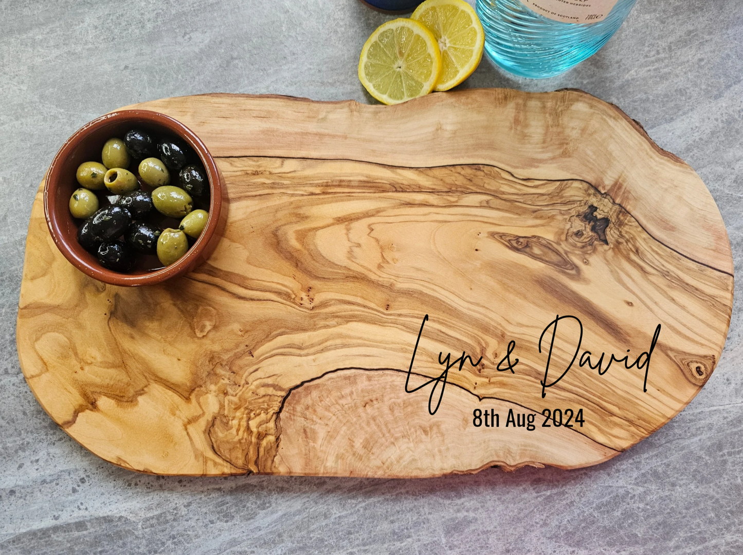 Personalised Olive Wood Boards