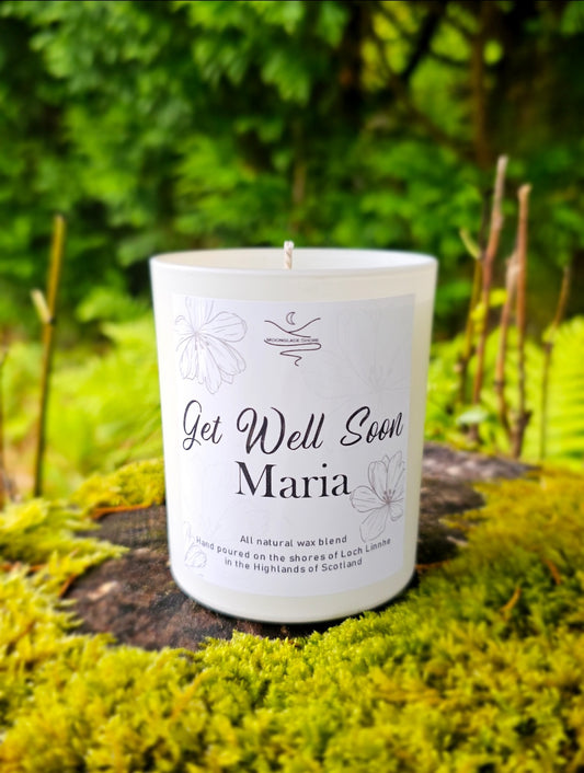 Personalised Get Well Candle