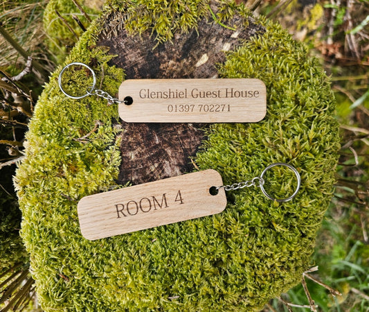 Personalised Wooden Keyring