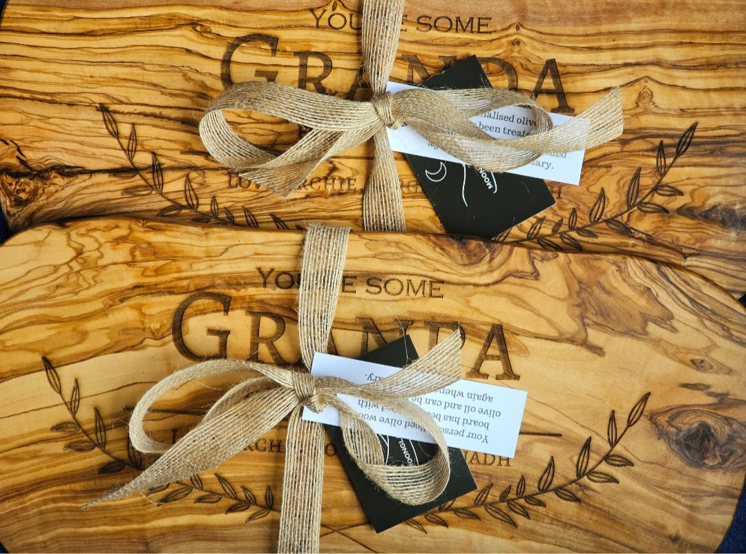 Personalised Olive Wood Boards